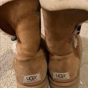Uggs. Worn but still cute!